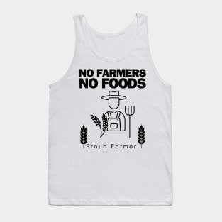 No Farmers No Foods Tank Top